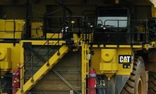  An autonomous Caterpillar 789 operating at the WesTrac Technology Training Centre in Collie.