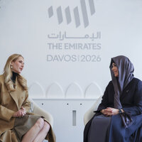 Latifa bint Mohammed meets with Ecuador's First Lady on sidelines of World Economic Forum in Davos