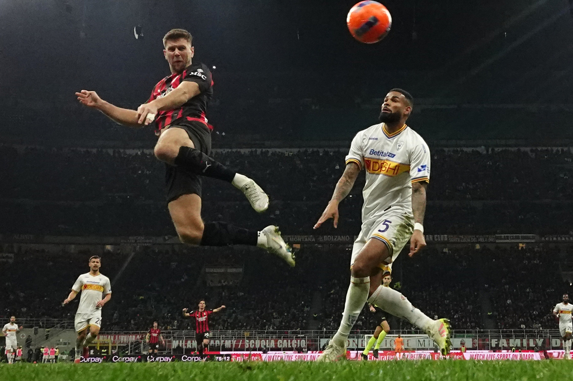 (SP)ITALY-MILAN-FOOTBALL-SERIE A- AC MILAN VS LECCE