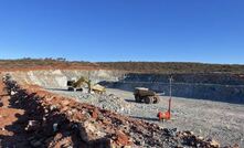 Mining the Mt Mann boxcut, which will become the portal for the underground workings.