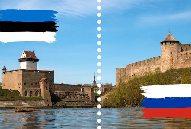 Which countries border Russia