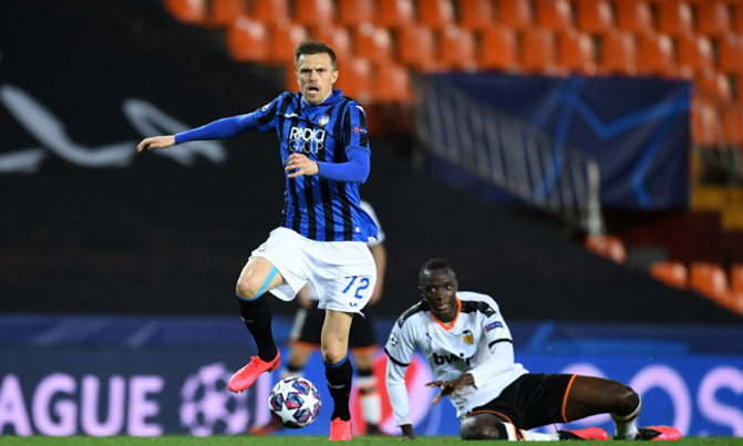 Four-goal Ilicic guides Atalanta into Champions League quarters Four-goal Ilicic guides Atalanta into Champions League quarters