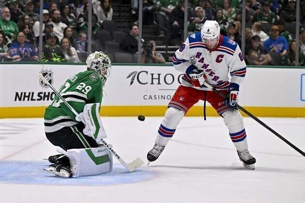 Stars blank Rangers; sew up first-round playoff home ice edge