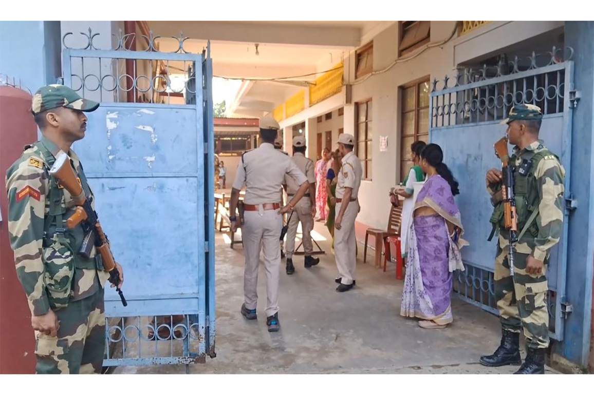 Re-polling "going peacefully" in Assam's Karmganj North Sribhumi: District Commissioner