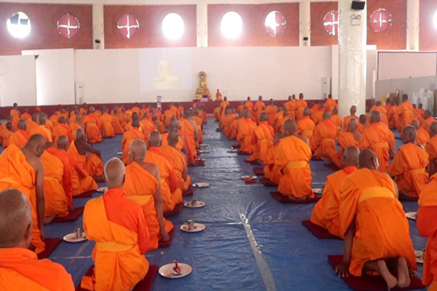 Monks from 12 different countries gather in Lumbini for fourth Lumbini International Tripitaka Chanting