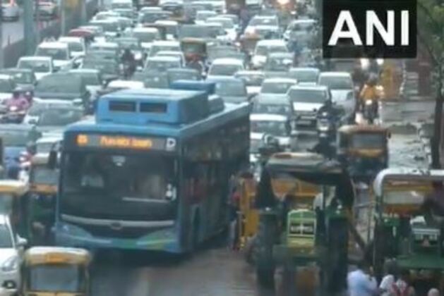 Delhi rains: Commuters experience waterlogging and traffic snarls in parts of national capital