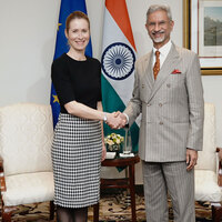 "Agreed on taking forward cooperative agenda": EAM Jaishankar meets European Commission Vice President Kaja Kallas