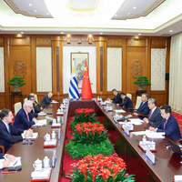 CHINA-BEIJING-WANG YI-URUGUAY-FM-MEETING (CN)