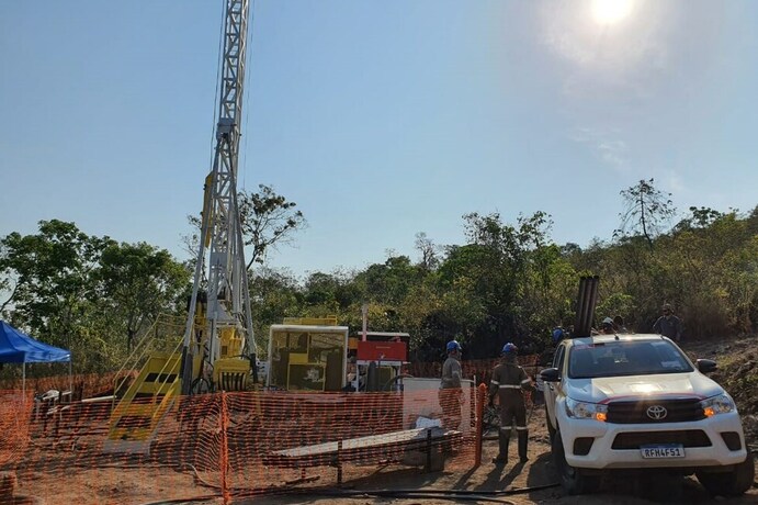 Exploração no projeto de ouro Castelo dos Sonhos