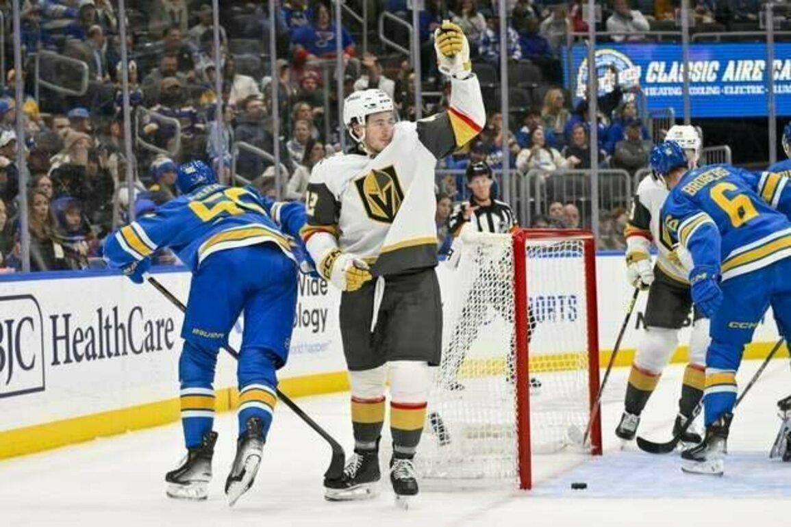 Golden Knights halt slide, cruise past skidding Blues