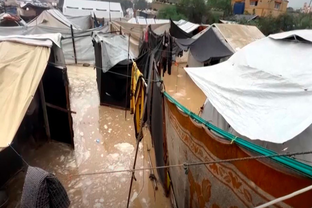 Severe weather kills 14 in Gaza as flooded tents worsen humanitarian crisis
