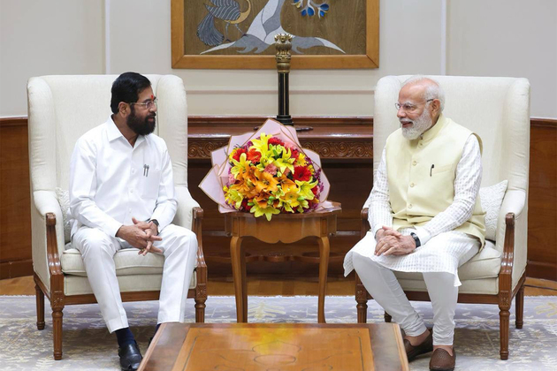 Eknath Shinde meets PM Modi in Delhi, discusses Maharashtra development and flood situation