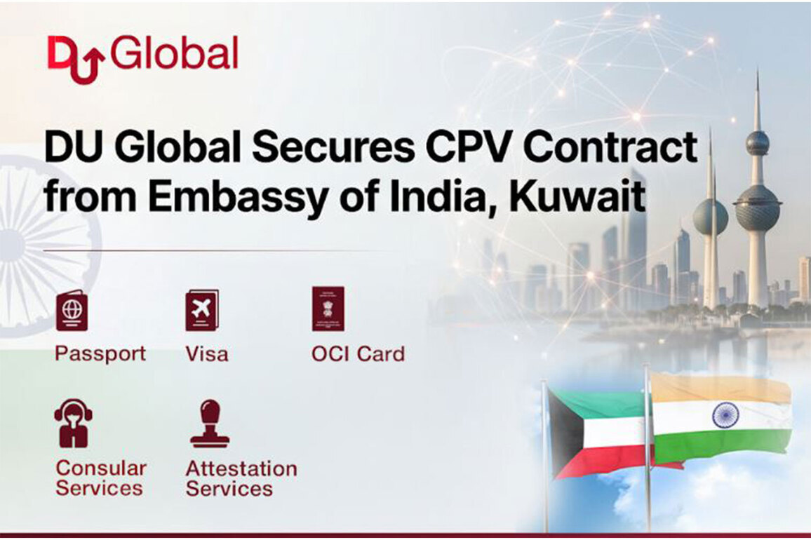 Dudigital Global Limited Secures CPV Services Contract from Embassy of India, Kuwait