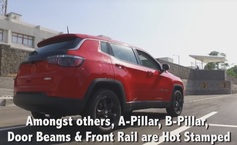 Lightweighting and safety in the 'Made in India' Jeep Compass.