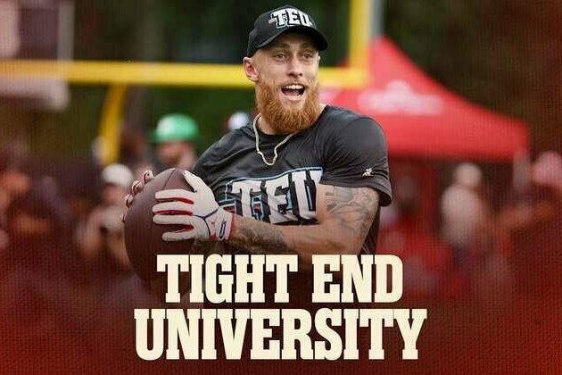 49ers Tight Ends Hit the Field at 2025 Tight End University