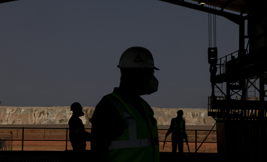 A contemporary copper mine in Zambia