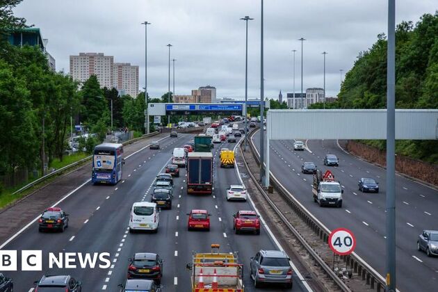 Glasgow's M8 set for nine months of roadworks