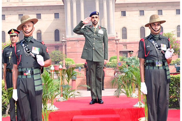 UAE Land Forces commander receives Guard of Honour, begins 2-day India visit