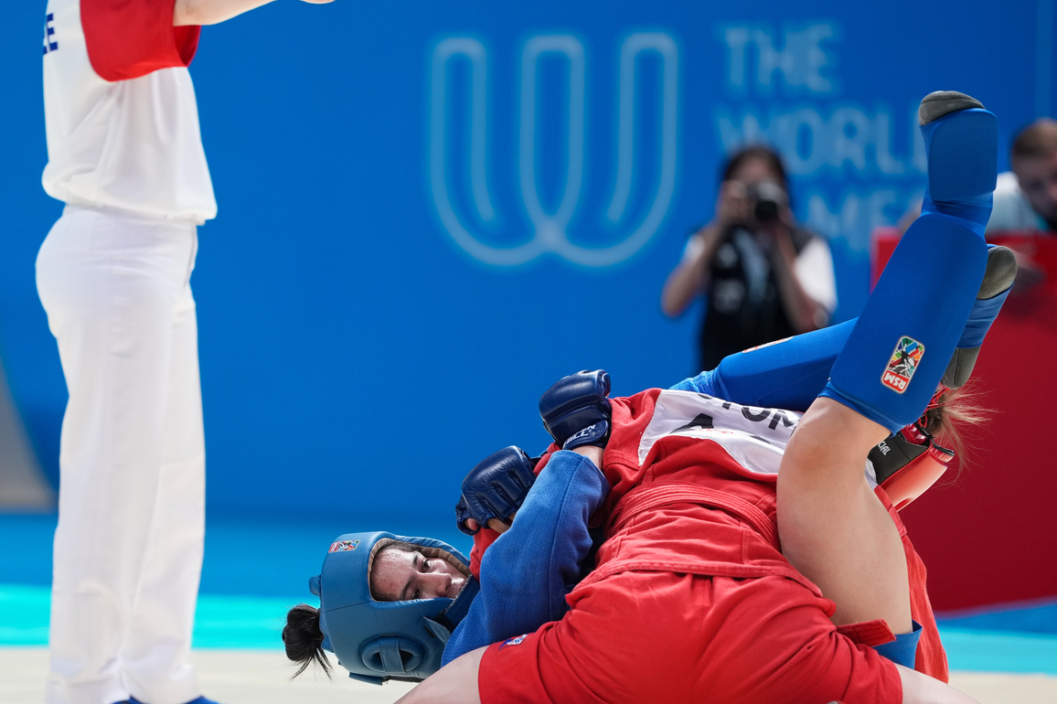 (SP)CHINA-CHENGDU-THE WORLD GAMES 2025-SAMBO-WOMEN'S COMBAT -65KG-FINALS (CN)