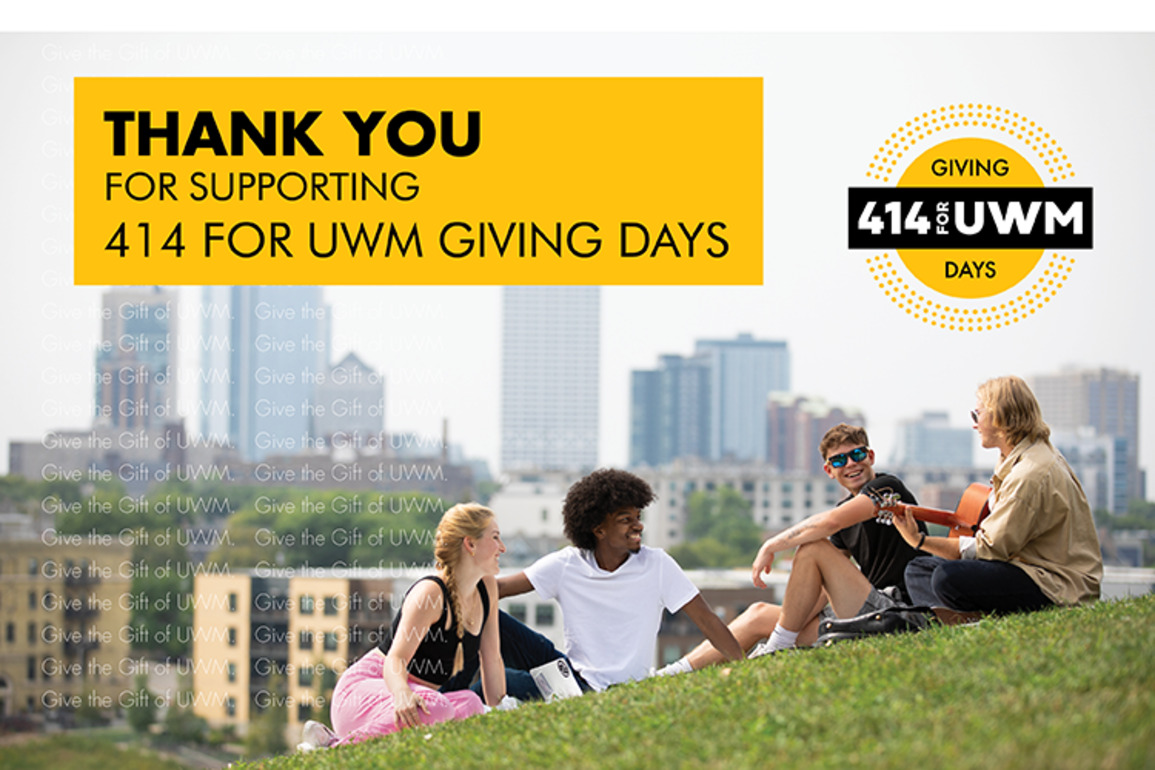 A record 2,028 donors support 414 for UWM Giving Days