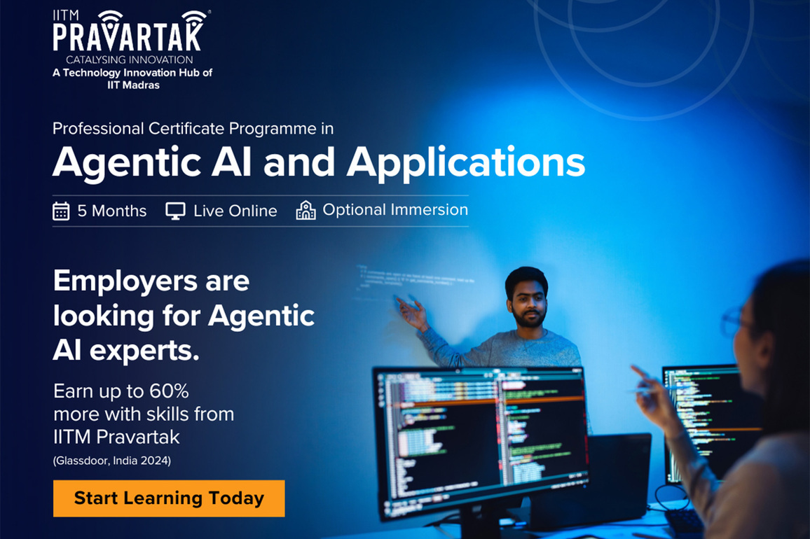 IITM Pravartak and Emeritus Launch Professional Certificate Programme in Agentic AI and Applications