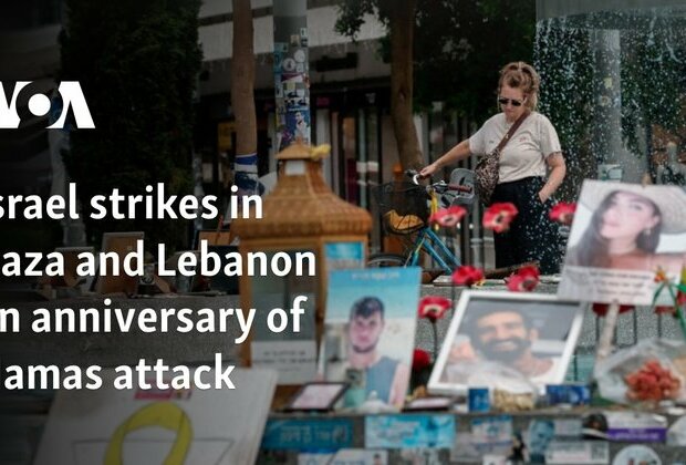 Israel strikes in Gaza and Lebanon on anniversary of Hamas attack