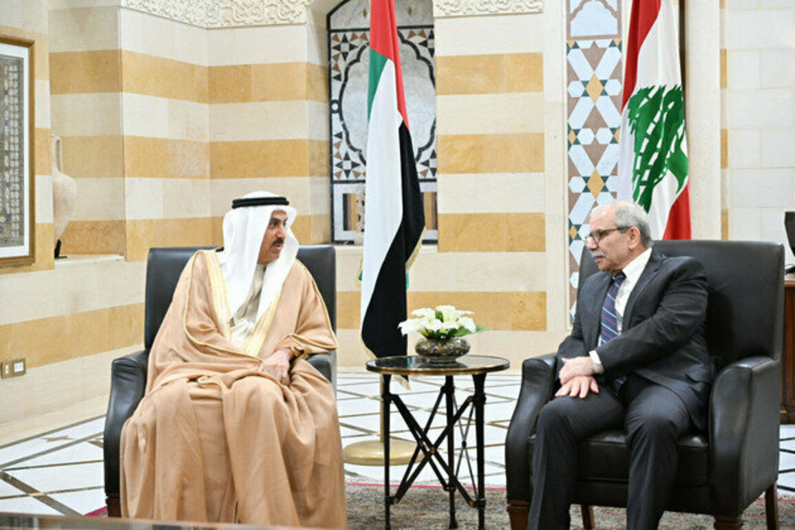 Lebanon's Prime Minister receives FNC Speaker in Beirut