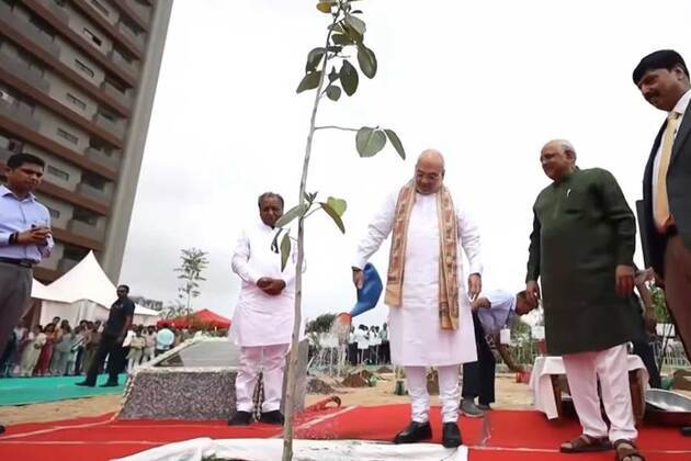 Union Home Minister Amit Shah launches 'Mission 5 Million Trees' in Ahmedabad