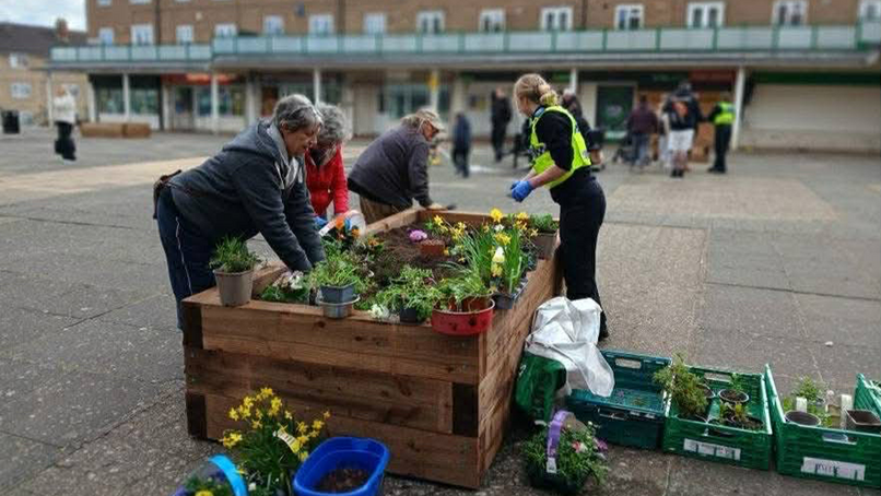 Travis Perkins helps to rejuvenate West Northamptonshire community space