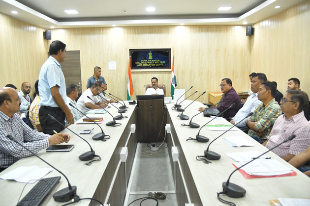 Assam: Irrigation Minister Ashok Singhal chairs meeting with irrigation department officials