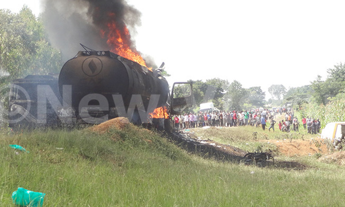 Three injured as three fuel tankers catch fire Three injured as three fuel tankers catch fire