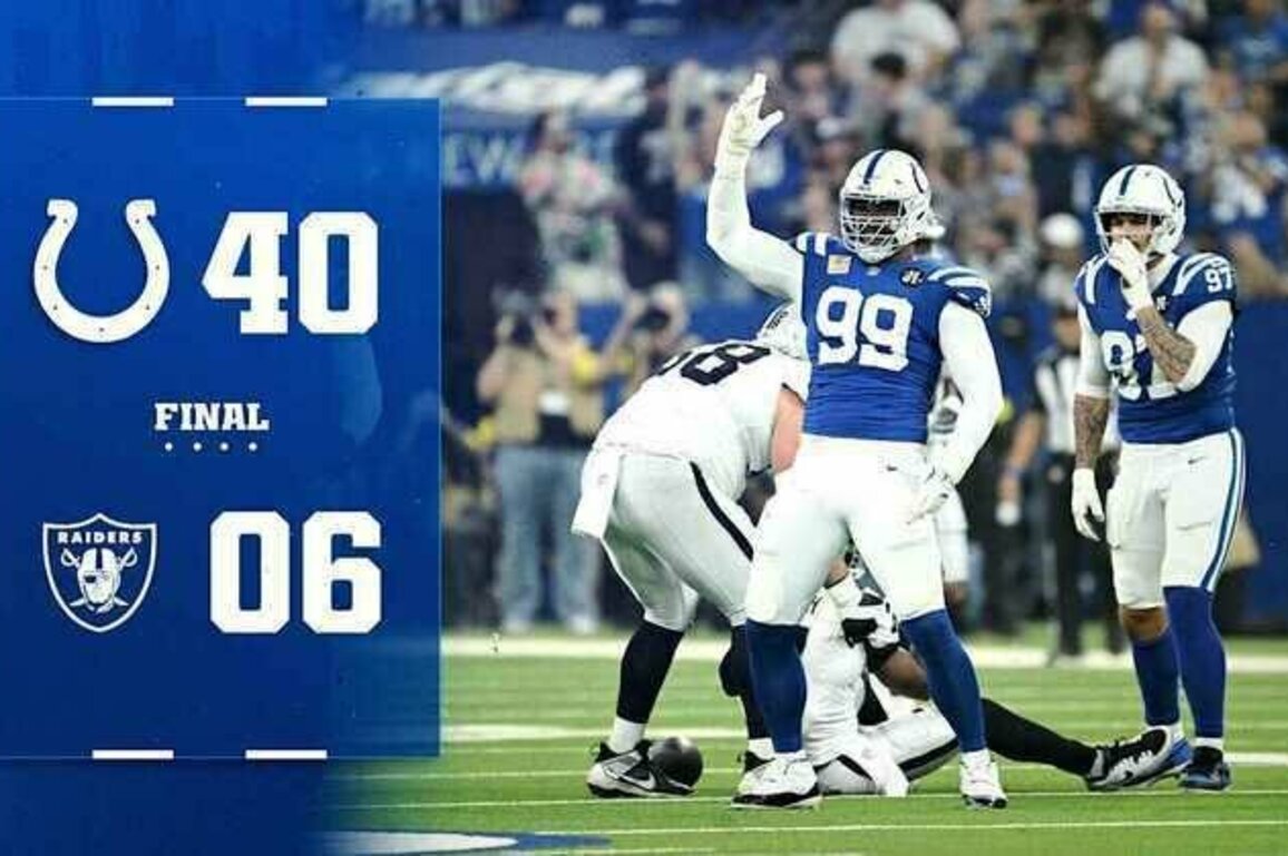 Jonathan Taylor scores 3 touchdowns as Colts dismantle Raiders