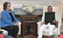  Madeleine King meeting with Pralhad Joshi in India