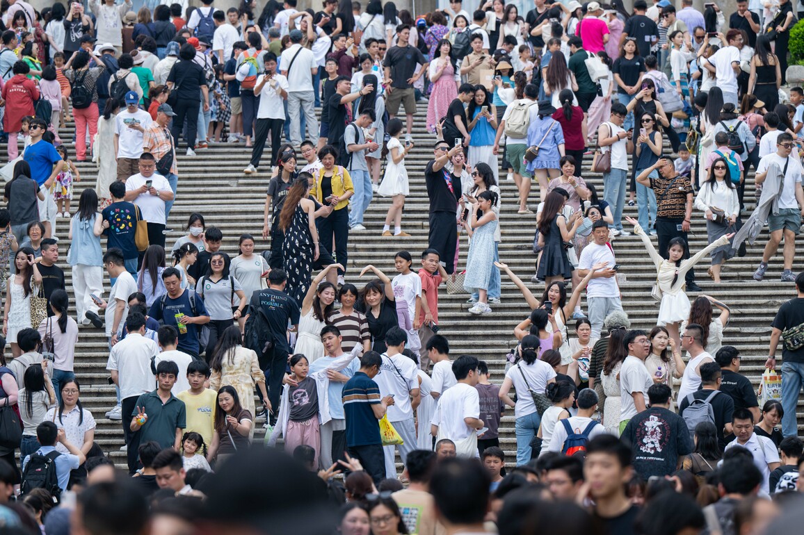 CHINA-MACAO-MAY DAY HOLIDAY-TOURISM-RECORD HIGH (CN)