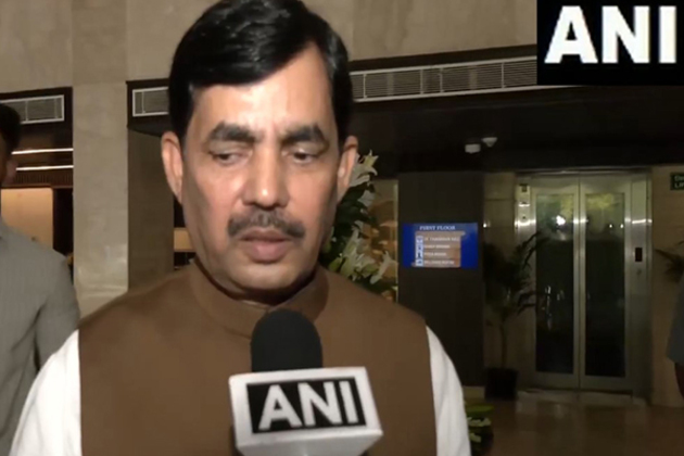 "Nice thought": BJP's Shahnawaz Hussain on PM Modi's call for "immediate de-escalation"