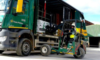 Travis Perkins employee in Forklift Operator of the Year grand final