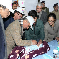 Himachal CM Sukhvinder Singh Sukhu launches pulse polio campaign at Kamla Nehru Hospital in Shimla