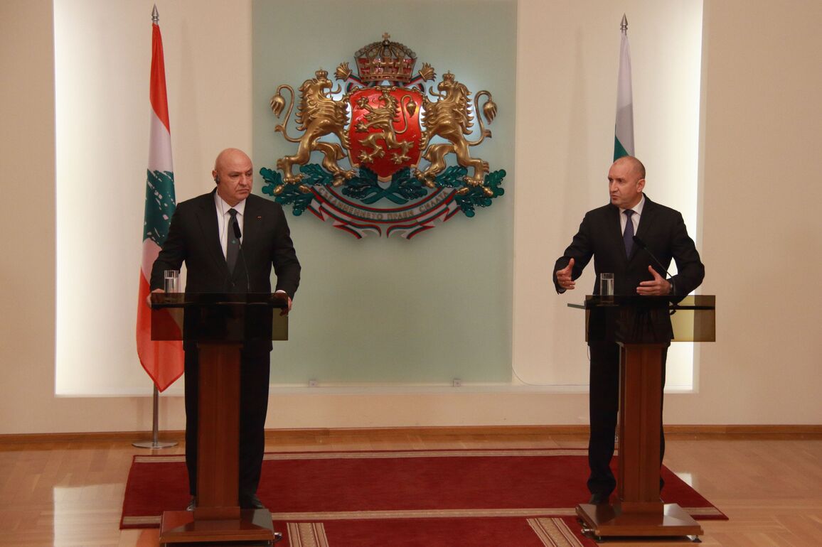 BULGARIA-SOFIA-LEBANON-PRESIDENTS-MEETING