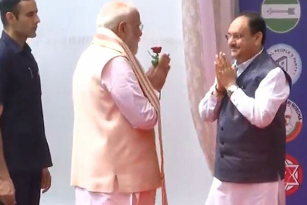 New Delhi: PM Narendra Modi arrives for NDA CMs, Deputy CMs alliance meeting