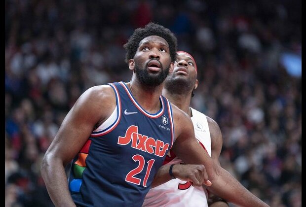 76ers, ailing Joel Embiid shoot for close out of Raptors