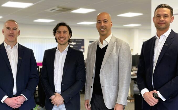 (From left to right) Rob Pooley, founder and solutions director, Daniel Cardenas-Clark, Amir Nooriala, and Andrew Pitt, founder and director of sales, customer accounts & culture