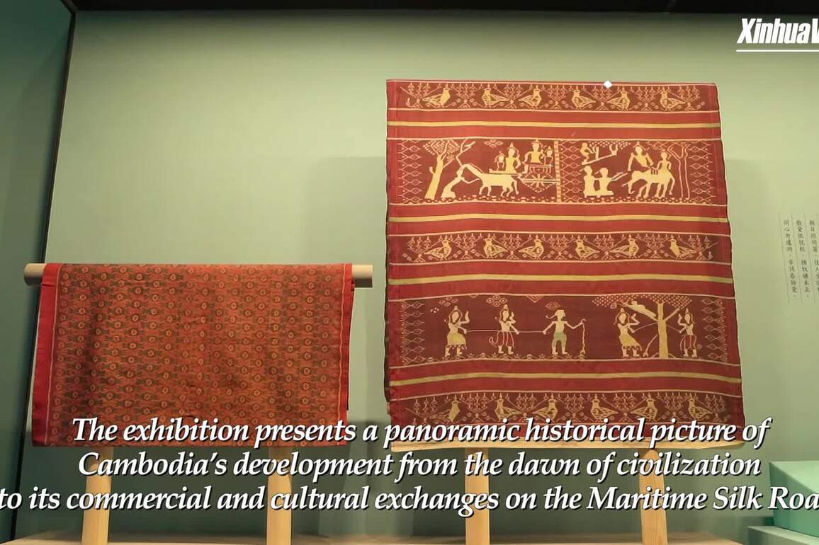 Eyes on Hainan: Cambodian National Museum's exquisite relics shine in Hainan