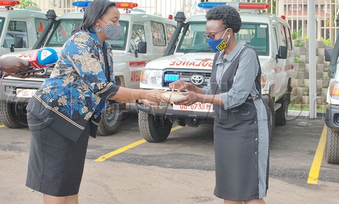 Govt receives five ambulances to fight COVID-19 Govt receives five ambulances to fight COVID-19