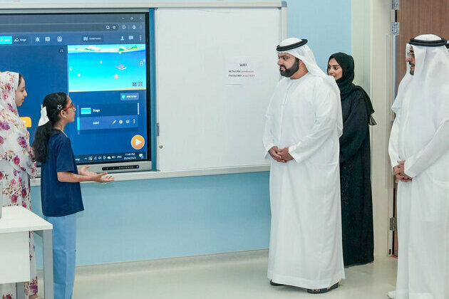 Mohammed Al Sharqi reviews progress of 'Fujairah's Young Techpreneurs' programme