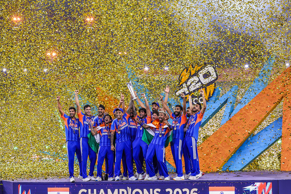 BCCI announces Rs 131 crores cash reward for Team India after T20 WC 2026 win