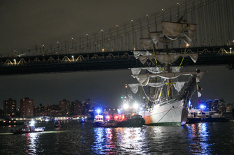 (SpotNews)U.S.-NEW YORK-SHIP COLLISION