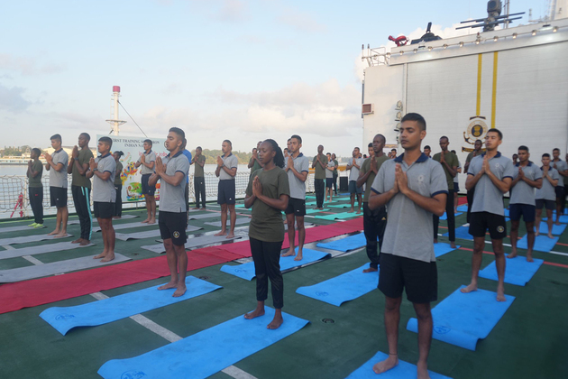 Indian Navy conducts wide-ranging activities during port call in Kenya