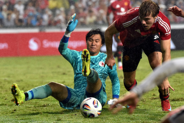 (SP)CHINA-HONG KONG-FOOTBALL-FRIENDLY MATCH-MANCHESTER UNITED VS HKG (CN)