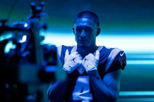Behind the scenes from Carolina Panthers production day