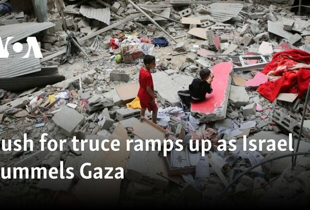 Push for truce ramps up as Israel pummels Gaza